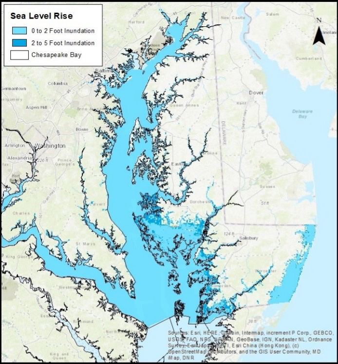 Sea Level Rise of Chesapeake Bay