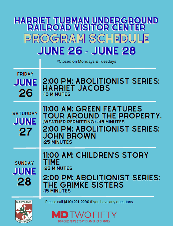 Program schedule for 6/26-6/28.