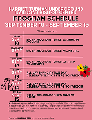 HTURR Program Schedule September 5 to September 10