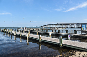 Pier and dock at Assateague State Park