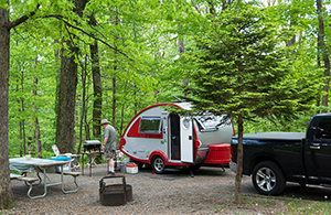 Campsite at Cunningham Falls State Park