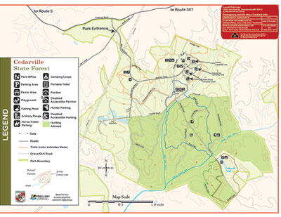 Cedarville Map