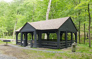 Picnick Pavilion at Fort Frederick State Park