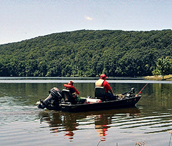 Boating and Fishing at Greenbrier State park, photo by Paula Mansfield