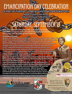  flier for Emancipation Day celebration