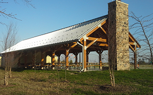 Picnic Pavilion at Harriet Tubman Undeground Railroad State Park