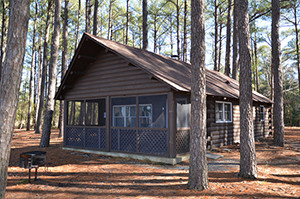 Janes Island State Park cabins