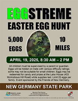 EGG-streme easter Egg Hunt at New GErmany State Park