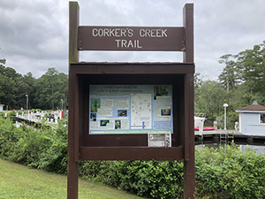 Trail Signage in Pocomoke River State Park