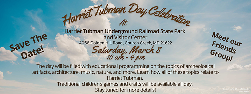 flier for Harriet Tubman Day Celebration