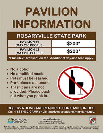 Pavilion in Rosayville State Park