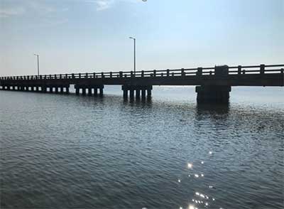View of the fishing pier