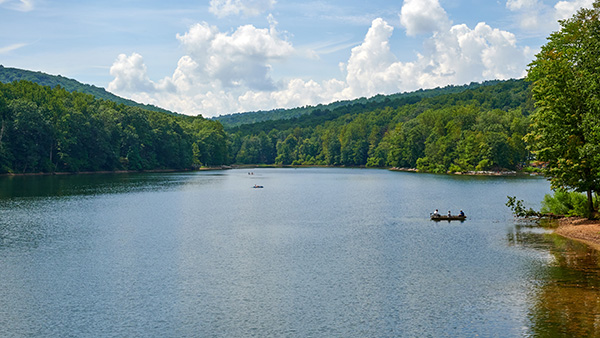 Canoeing Lake at Cunningham Falls State Park