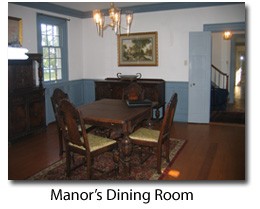 Rosedale Manor House dining room