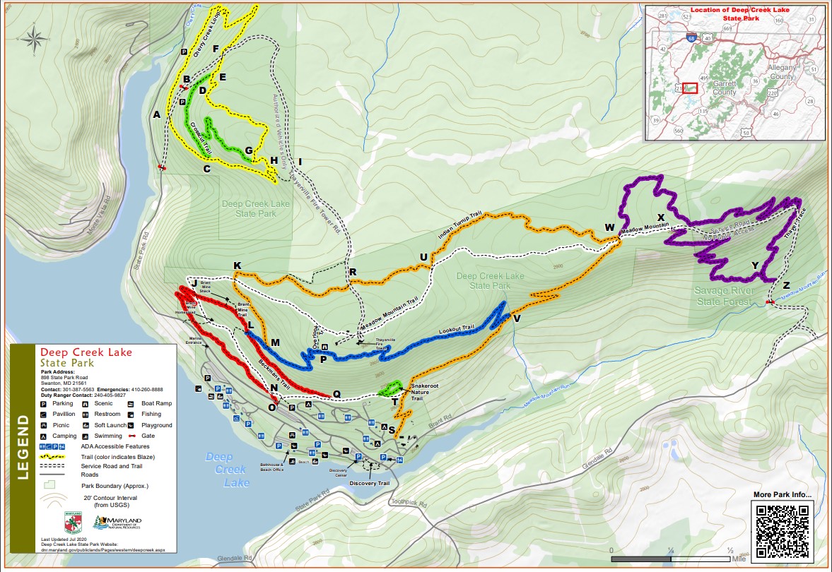 Lg Deep Creek Trail Map 