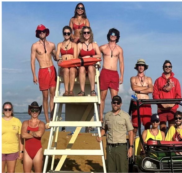 group photo of lifeguards