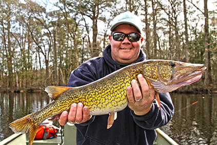 man holding fish