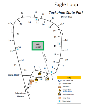 Tuckahoe State Park Trail Map Tuckahoe State Park Maps