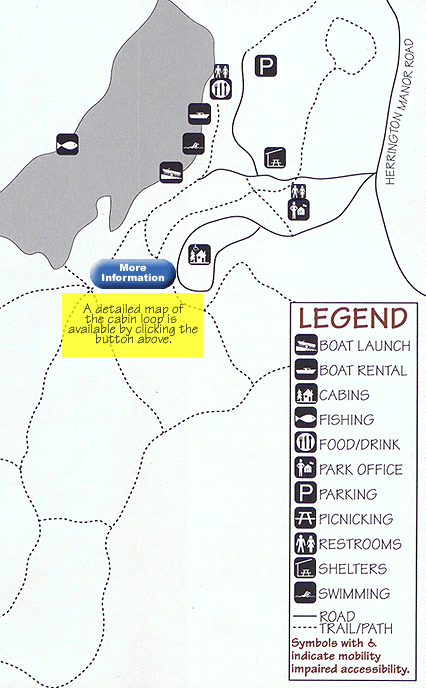 Map of Herrington Manor State Park