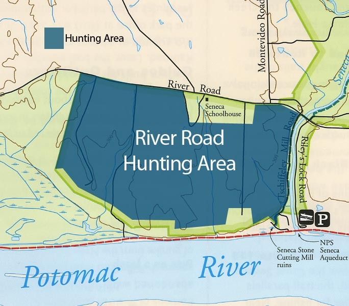 Detailed Map of the River Road Hunting Area