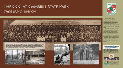 CCC Exhibit at Gambrill State Park: Their Legacy Lives On