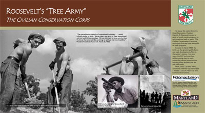 CCC Exhibit at Gambrill State Park: Roosevelt's Tree Army