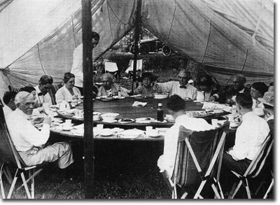 Camp table, 1921