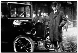 Henry Ford with his Model T