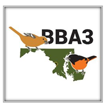 3rd Breeding Bird Atlas of Maryland and the District of Columbia (BBA3) logo