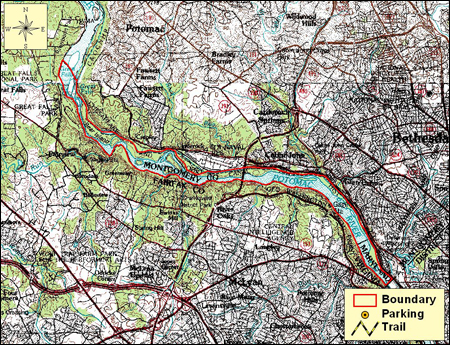Potomac Gorge Map