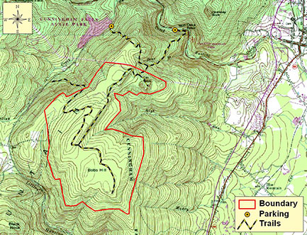MD DNR Map of Cat Rock & Bobs Hill