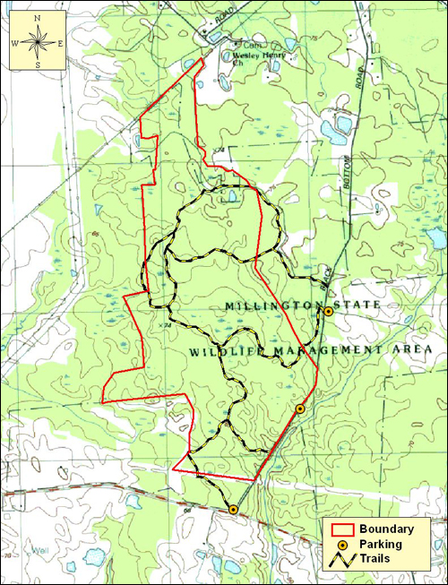Millington Map