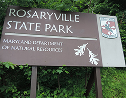 Rosaryville Entrance Sign